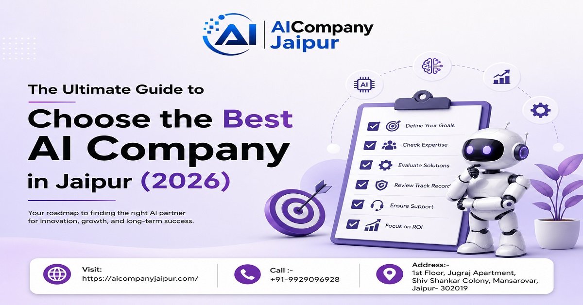 The Ultimate Guide to Choose the Best AI Company in Jaipur (2026)